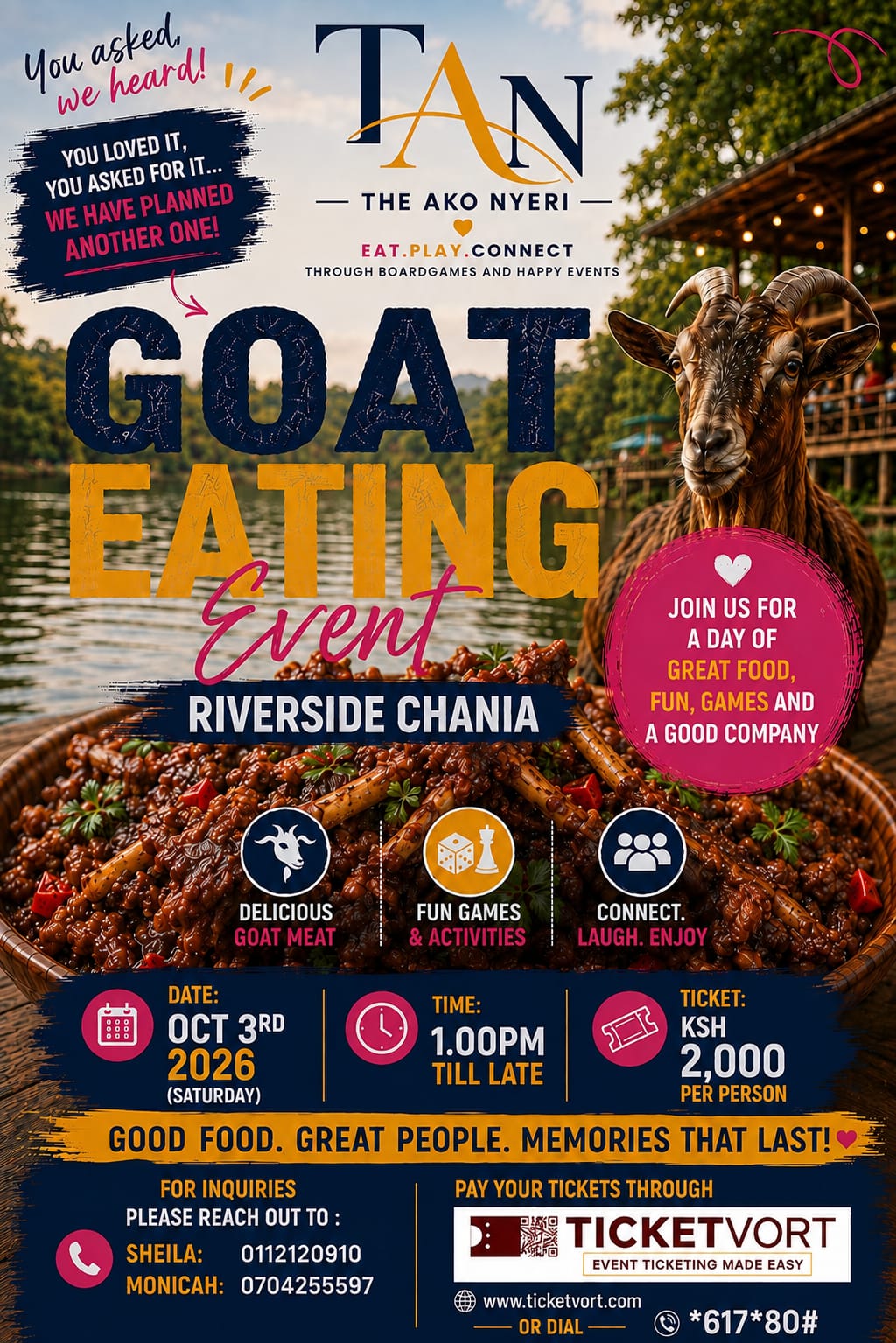 The Ako Nyeri Goat Eating Event
