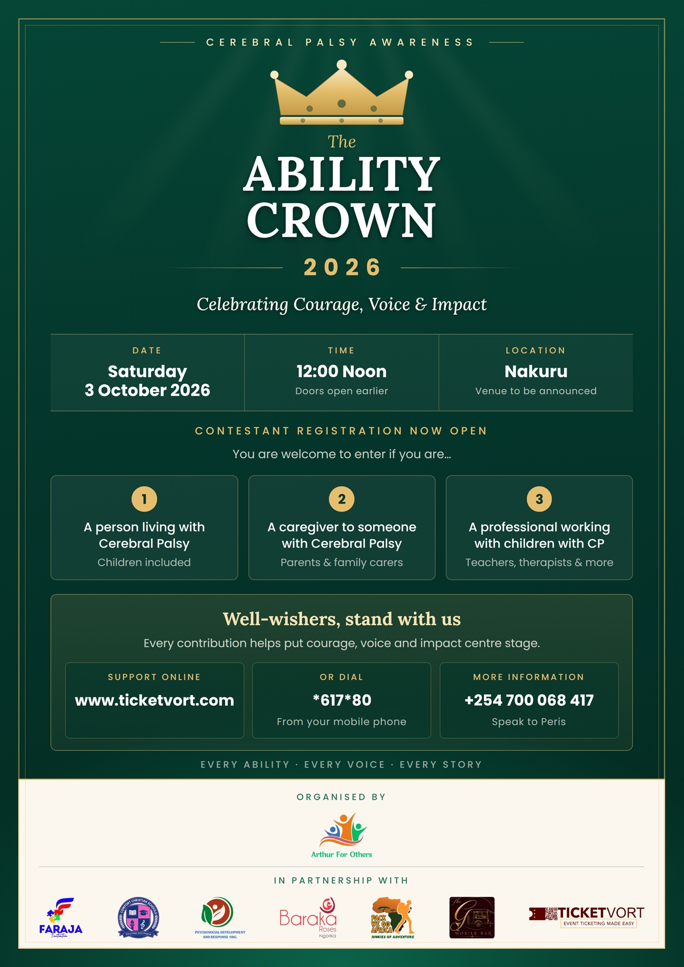 Celebral Palsy - The Ability Crown 2026